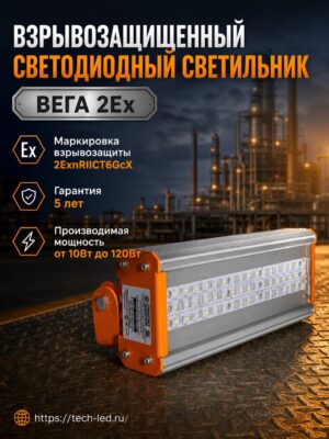 Светильник светодиодный взрывозащищенный Вега 60 2ЕХ